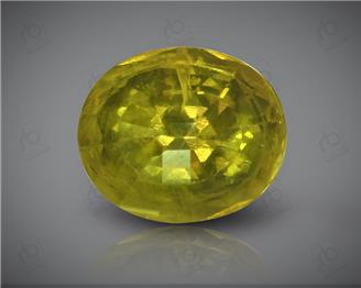 Natural Heated & Treated Yellow Sapphire Certified 1.90 CTS (DIN 86128 )